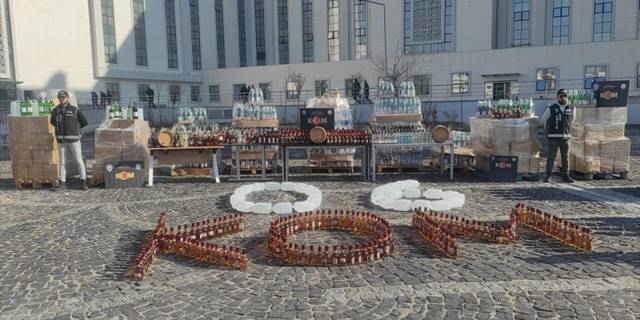 Ankara'da yılbaşı öncesi sahte içki operasyonunda 37 şüpheli gözaltına alındı