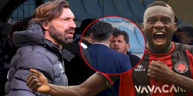 Fatih Karagümrük-Başakşehir maçında olay! Emre Belözoğlu gergin, Mbaye Diagne güçlükle sakinleşti