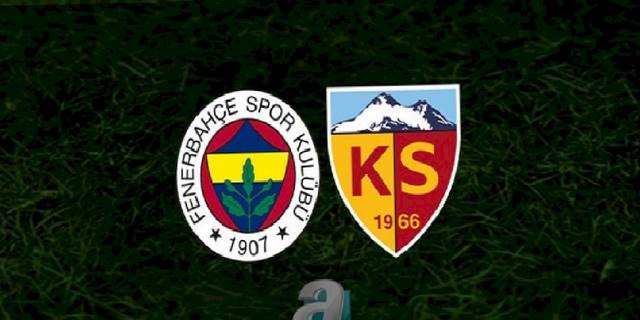 Fenerbahçe - Kayserispor maçı ne zaman, saat kaçta ve hangi kanalda? | Ziraat Türkiye Kupası
