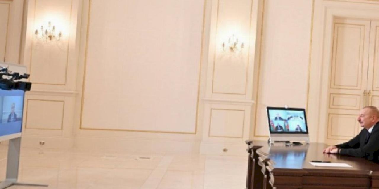 Bakan Özer Azerbaycan Cumhurbaşkanı ile çevrim içi görüştü