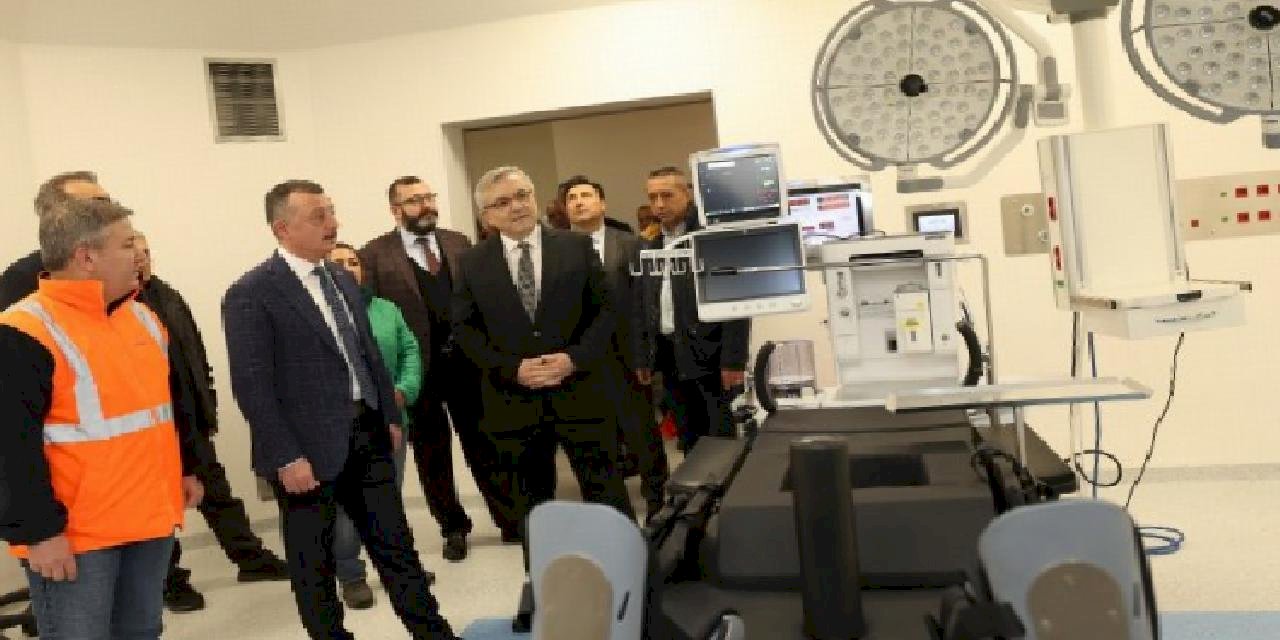 Kocaeli Şehir Hastanesi'ne Başkan Büyükakın'dan inceleme