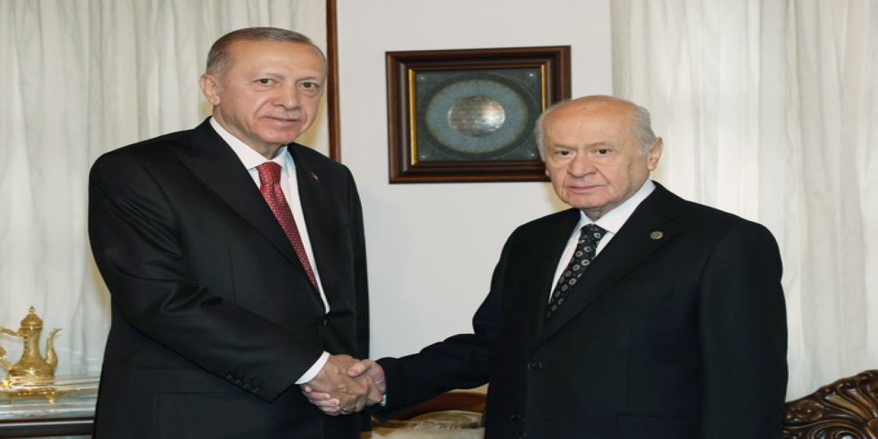 Yılın ilk görüşmesinde Erdoğan-Bahçeli bir araya geldi