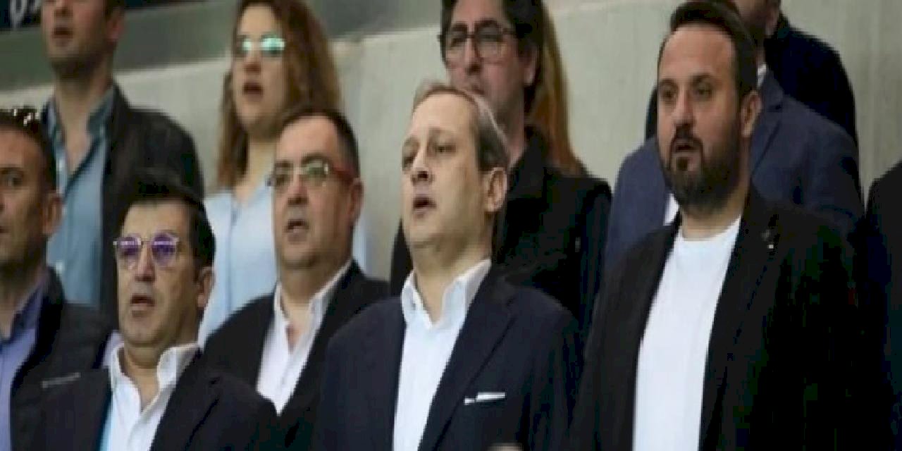 Eski Galatasaray Başkanı Burak Elmas, yıldız futbolcular Mertens ve Mauro Icardi'nin eşi Wanda Nara da statta