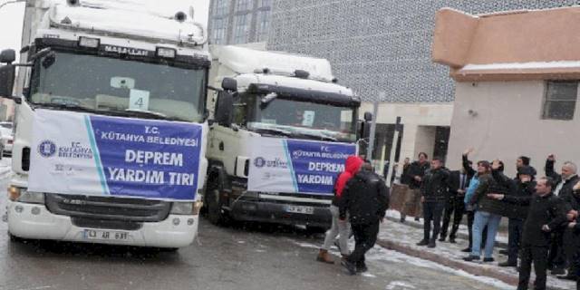 Kütahya'dan 2 tır daha yola çıktı