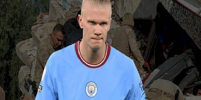 Erling Haaland'dan Türkiye'ye destek mesajı