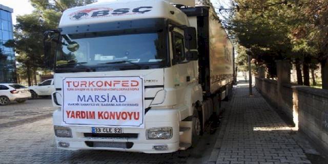 TÜRKONFED üyeleri deprem bölgelerine yardımı sürdürüyor