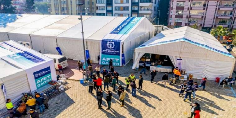 Kocaeli, Hatay Defne'ye çadır kent kuruyor