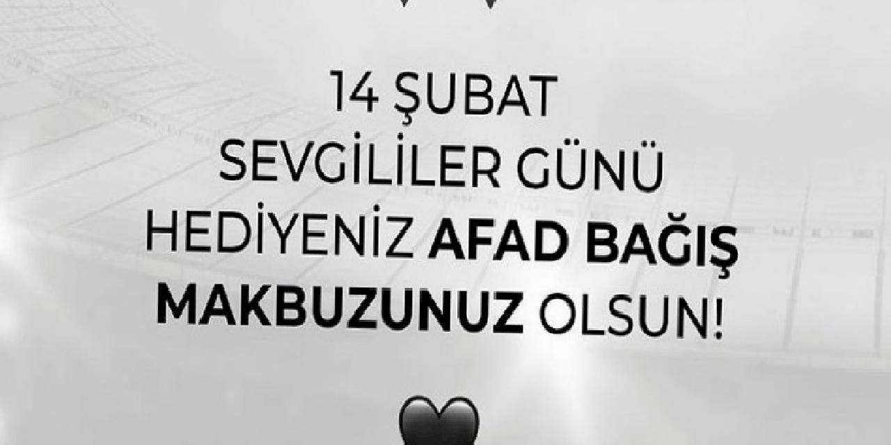 Samsunspor'dan AFAD'a anlamlı destek çağrısı