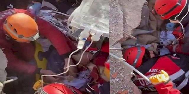 Depremin 222. saatinde kurtarıldı