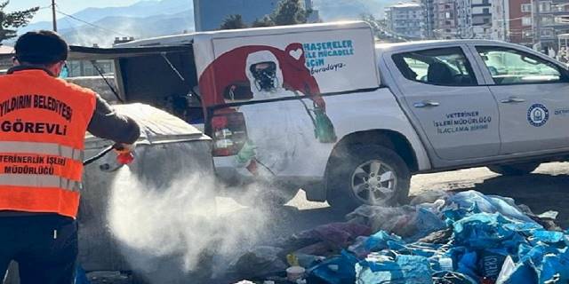 Afet bölgesine Yıldırım destek