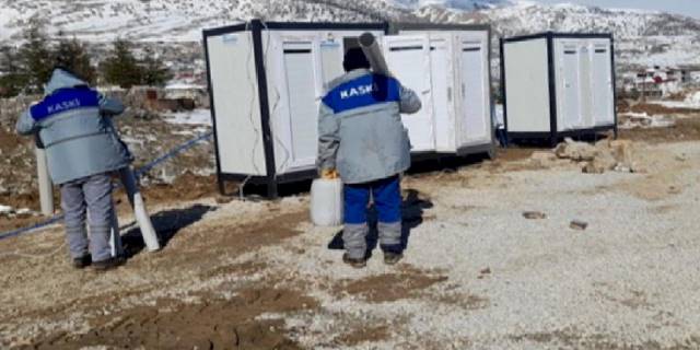 KASKİ'den Kahramanmaraş konteynır kent mesaisi