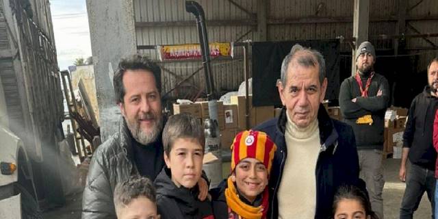 Galatasaray'da Dursun Özbek ve Erden Timur'dan deprem bölgesine ziyaret
