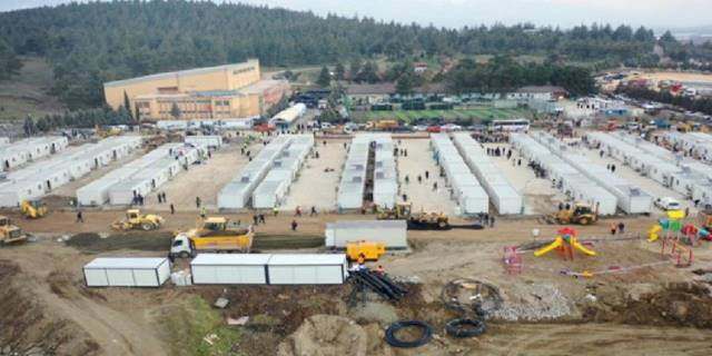 Kayseri Büyükşehir'den Kahramanmaraş'a konteyner kent