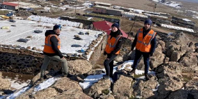Manisa'nın teknik ekibi hasar tespit için Diyarbakır'da