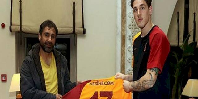 Galatasaray Muhammed Emin Özkan'ın babası Doğan Özkan'ı ağırladı!