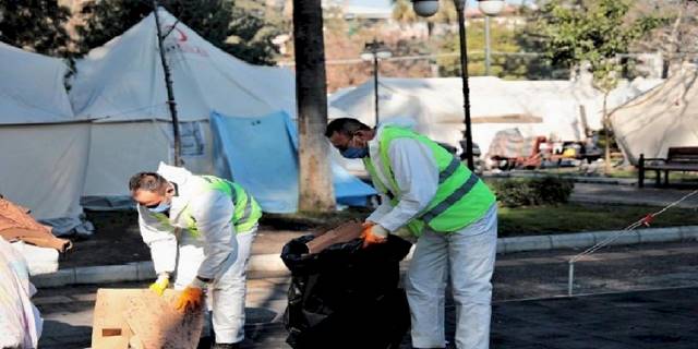 Nevşehir Belediyesi Hatay'ı temizliyor