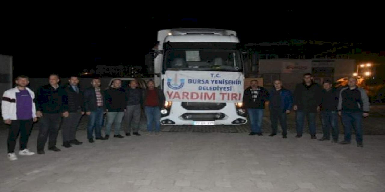 Bursa Yenişehir'de afet bölgesine erzak bağışı çağrısı