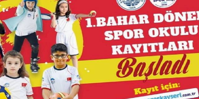 Kayseri Büyükşehir Belediyespor bahar kayıtlarına başladı