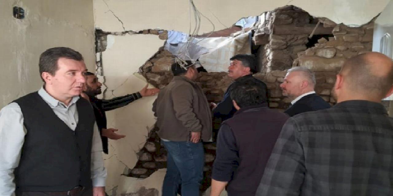 Bergama Belediye Başkanı afet bölgesinde