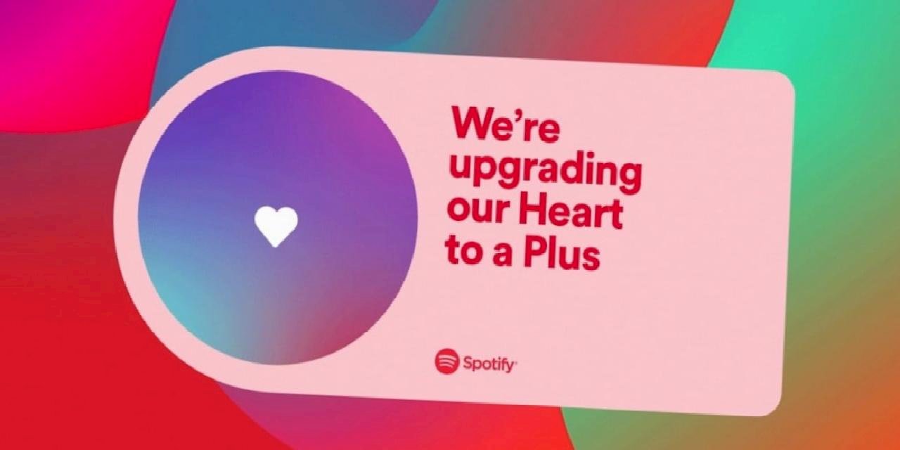 Spotify, Kalp Yerine Artı Simgesi Kullanacak