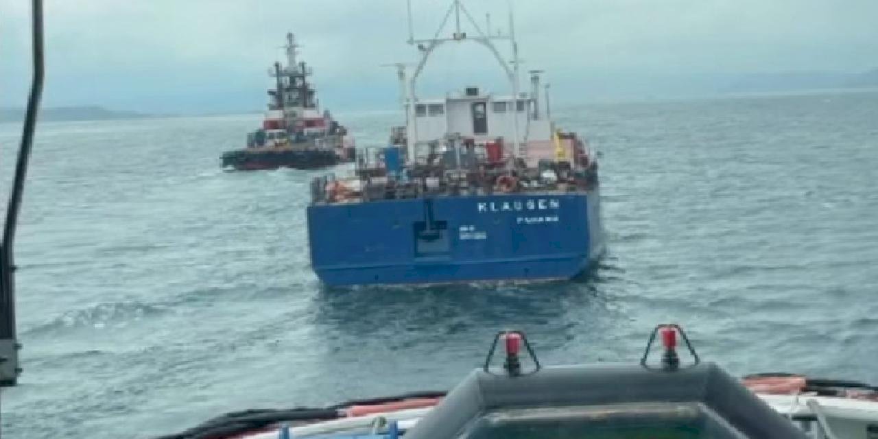 Genel kargo gemisi Ege açıklarında arızalandı