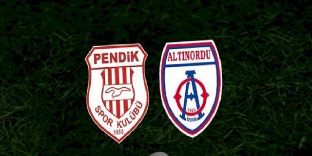 Pendikspor - Altınordu maçı ne zaman, saat kaçta ve hangi kanalda? | TFF 1. Lig