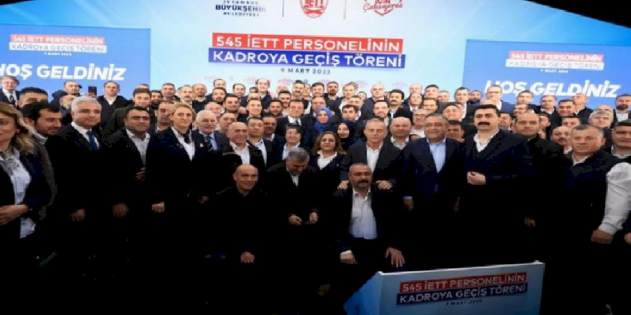 Kadroya alınan İETT'li sayısı bin 800'ü aştı