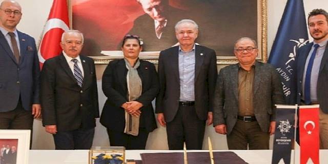 CHP ve İyi Parti'den Başkan Çerçioğlu'na Nezaket Ziyareti