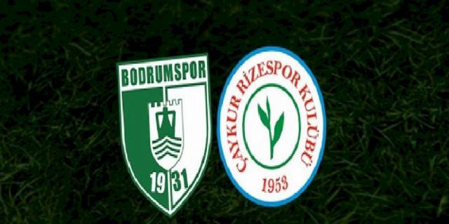 Bodrumspor - Rizespor maçı ne zaman, saat kaçta ve hangi kanalda? | TFF 1. Lig