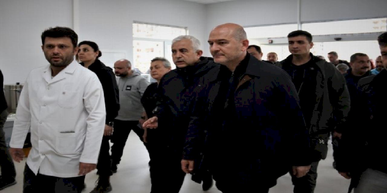 Bakan Soylu'dan Hatay'da Kocaeli'nin hastanesine inceleme
