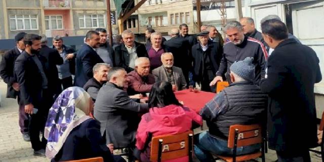 Bilecikli başkanlar Malatya’da afetzedelerle buluştu