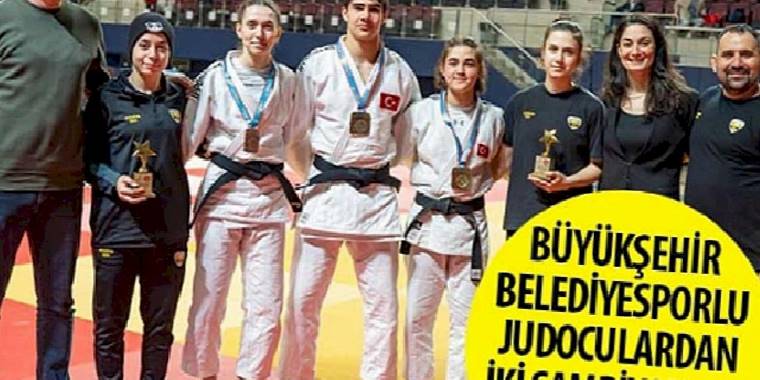 Konya Büyükşehir Belediyesporlu Judoculardan İki Şampiyonluk Daha