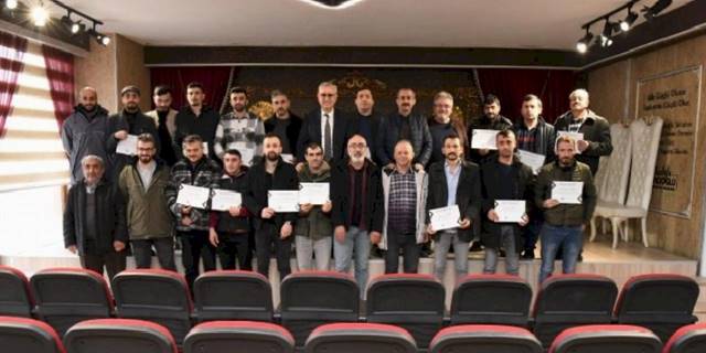 Madencilere onur belgesi