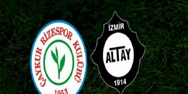 Rizespor - Altay maçı ne zaman, saat kaçta ve hangi kanalda? | TFF 1. Lig