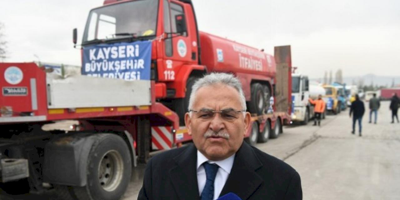 Kayseri Büyükşehir sel felaketinde de yaraları sarıyor