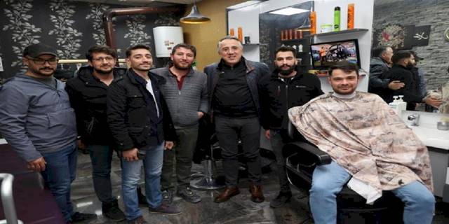 Mehmet Savran'dan esnaf ziyareti