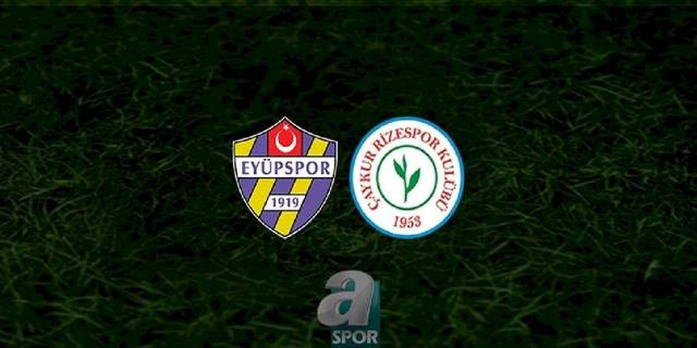 Eyüpspor - Rizespor maçı ne zaman, saat kaçta ve hangi kanalda? | TFF 1. Lig