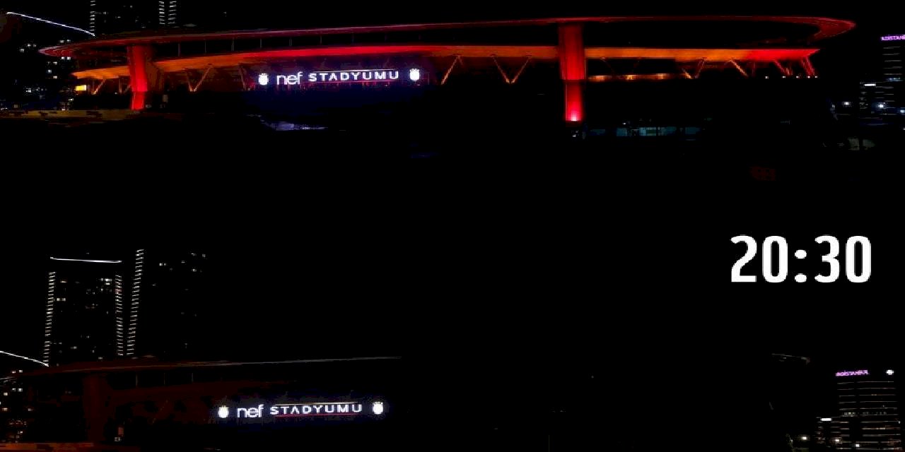 Işıklar kayıplarımız için kapandı!