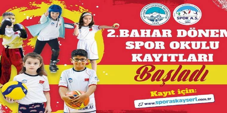 Kayseri Büyükşehir'de spor okulları başlıyor
