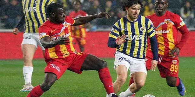 Fenerbahçe 4  - Kayserispor 1 (Maç Sonucu)