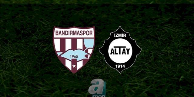 Bandırmaspor - Altay maçı ne zaman, saat kaçta ve hangi kanalda? | TFF 1. Lig