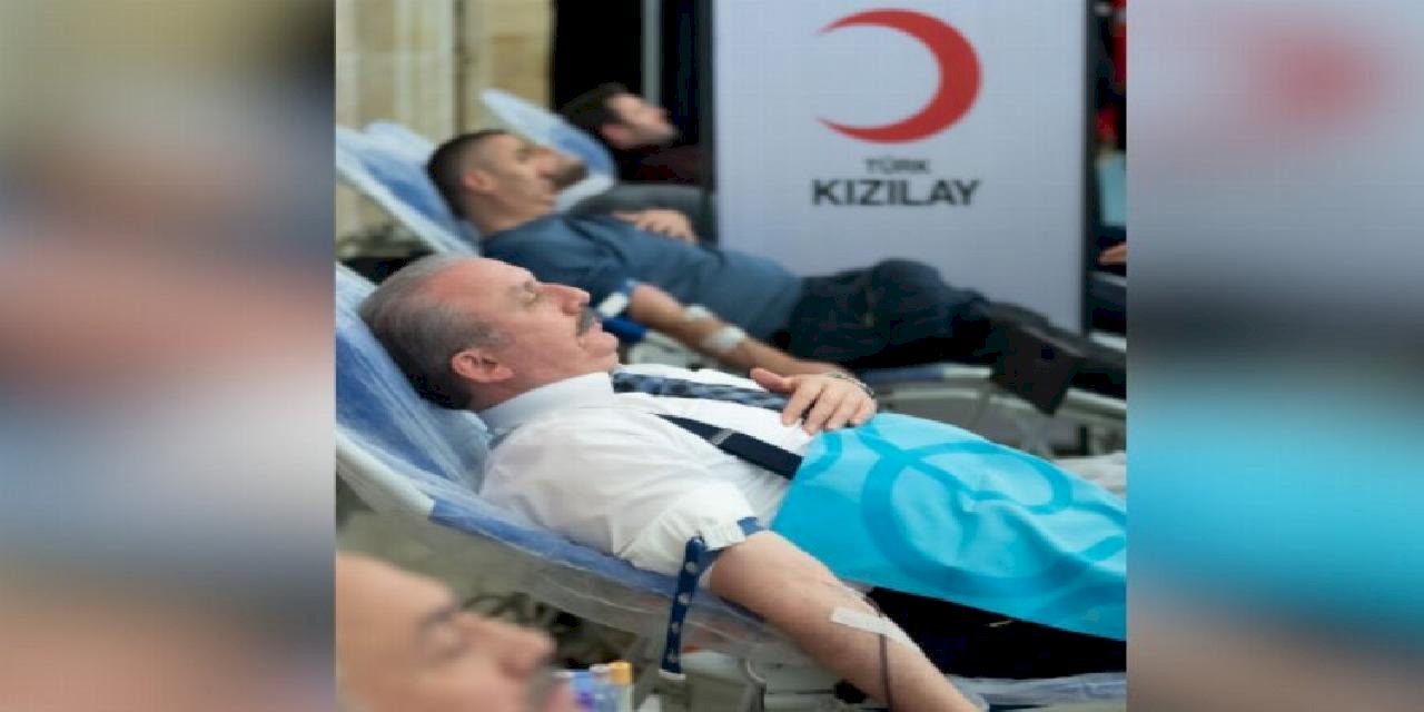 Şentop'tan Kızılay'a 'kan bağışı' çağrısı