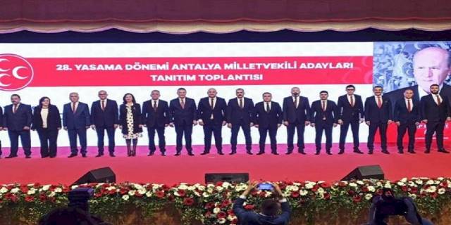 MHP Antalya milletvekili adayları tanıtıldı