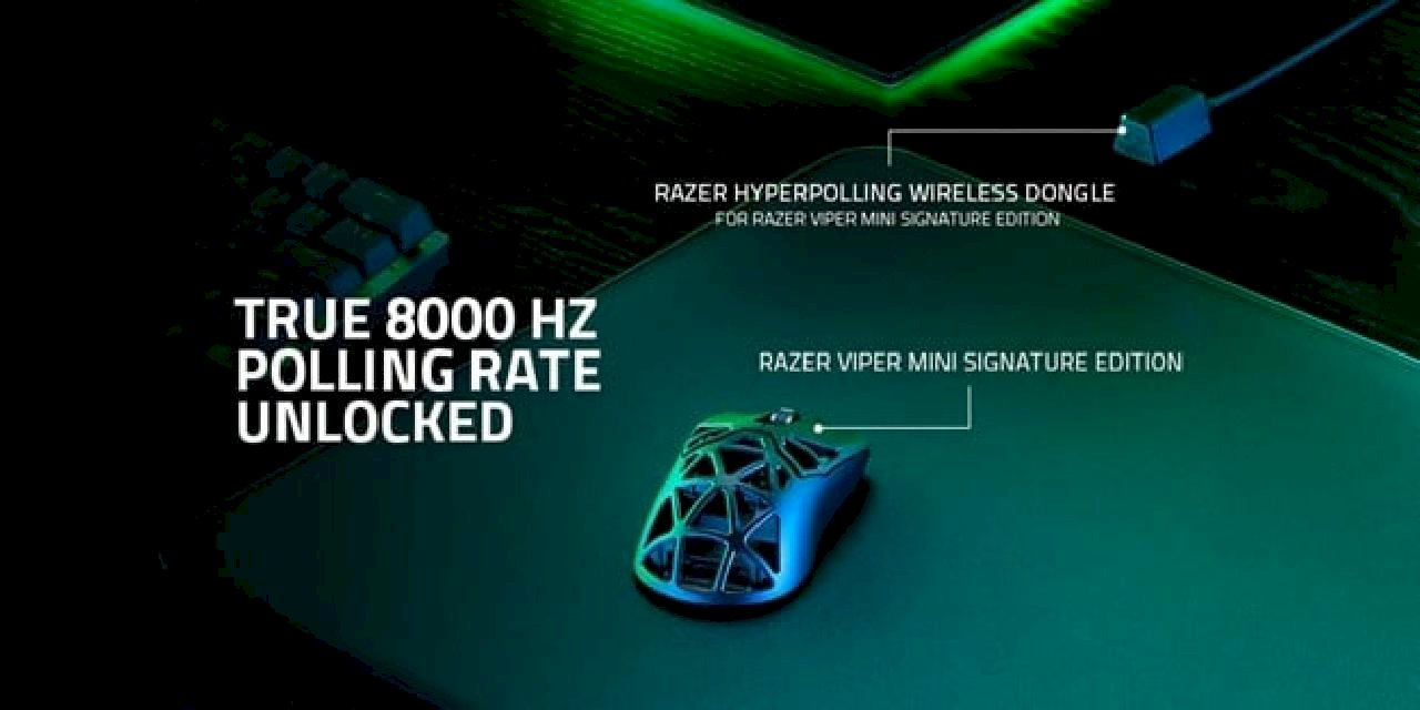 Razer Viper Mini Signature Edition, 8000 Hz Yoklama Oranı Sunmaya Başladı