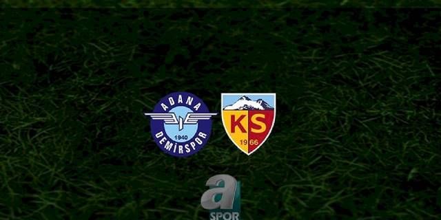 Adana Demirspor - Kayserispor maçı ne zaman, saat kaçta ve hangi kanalda? | Spor Toto Süper Lig