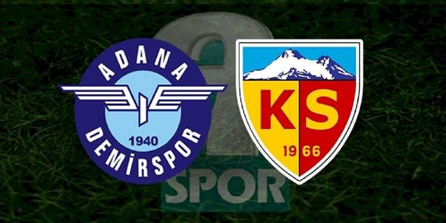 Adana Demirspor Kayserispor maçı CANLI İZLE (A. Demirspor-Kayserispor canlı anlatım)
