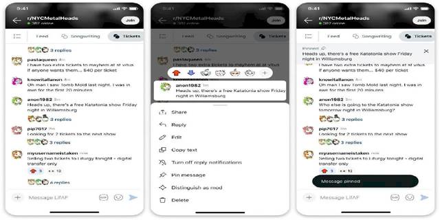 Reddit, Subreddit İçin Kalıcı Sohbet Kanallarını Deniyor