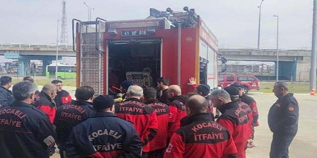 Büyükşehir İtfaiyesinden operatör eğitimi