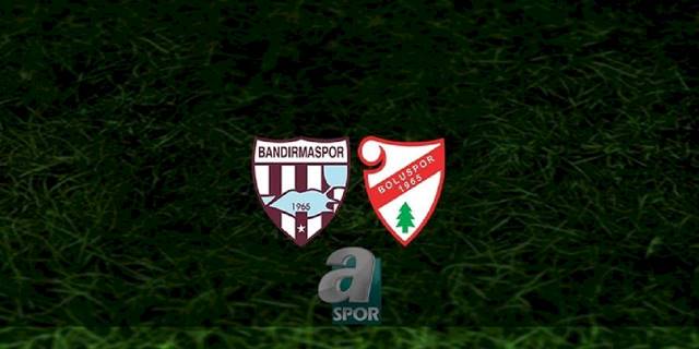 Bandırmaspor - Boluspor maçı ne zaman, saat kaçta ve hangi kanalda? | TFF 1. Lig