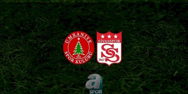 Ümraniyespor Sivasspor maçı CANLI İZLE (Ümraniyespor-Sivasspor canlı anlatım)